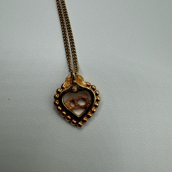 Christian Dior Heart Pendent Necklace - Picture 10 of 12